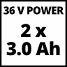 Газонокосилка аккумуляторная Einhell RASARRO 36/36 (2x3.0 Ah) Газонокосилка аккумуляторная Einhell RASARRO 36/36 (2x3.0 Ah) - Газонокосилка аккумуляторная Einhell RASARRO 36/36 (2x3.0 Ah)