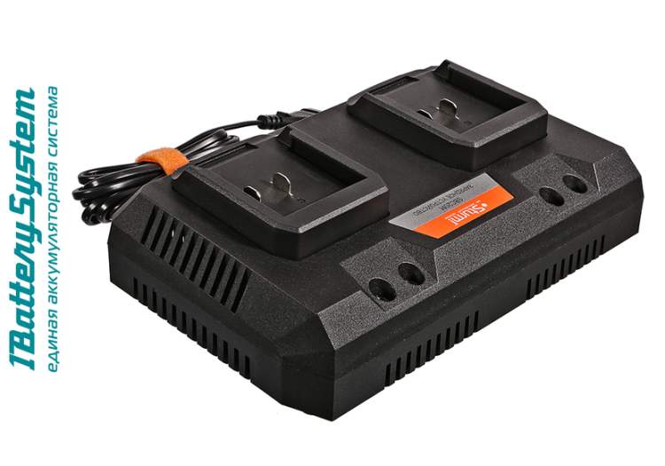 SBC20M зарядное устройство Sturm! 18В,1BatterySystem, 2 x 4,5 А для двух батарей