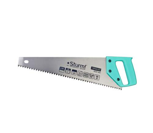 Ножовка по дереву, 400мм, 3TPI, 2D зуб, Sturm!