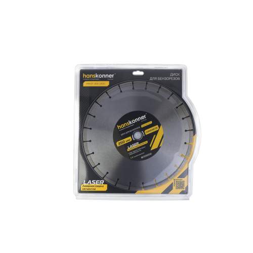 Алмазный диск 350x25,4 LASER CONCRETE, для бензорезов, Hanskonner