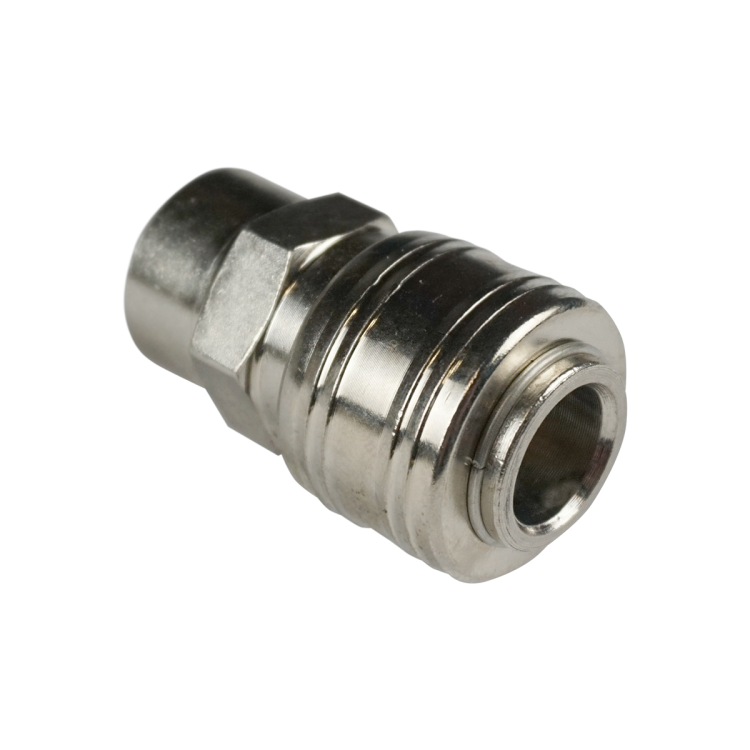 АДАПТЕР-СОЕДИНИТЕЛЬ ПНЕВМАТИЧЕСКИЙ РЕЗЬБА F1/4" НА БЫСТРОСЪЁМ F1/4" BERGER BG1404