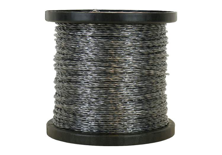 Леска для триммера, d=2.4мм, l=120м, круч. Квадрат METAL CORD, бобина, Sturm!