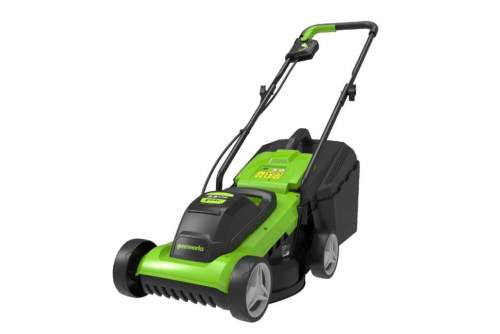 Газонокосилка G24LM33K2, 24В, 33см  (в комплекте АКБ 2аЧ и ЗУ)/Greenworks