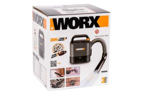Аккумуляторный пылесос WORX WX030 20В, 2Ач х1, ЗУ
