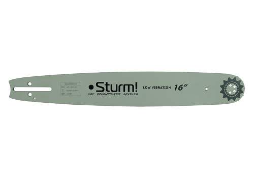 Пильная шина 16&ampquot Sturm! Паз 1,5мм, 0,325&ampquot, 66зв,хвостовик POH (OREGON K095/A095)