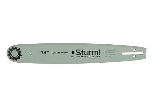 Пильная шина 16&ampquot Sturm! Паз 1,5мм, 0,325&ampquot, 66зв,хвостовик POH (OREGON K095/A095)