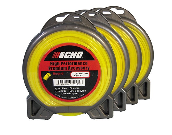 Корд триммерный ECHO Round Line желтого цв., кругл., 2.0 мм х 15 м