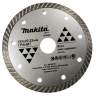 MAKITA Диск алмазный сплошной рифленный по граниту Turbo 125х22,23 - 17812