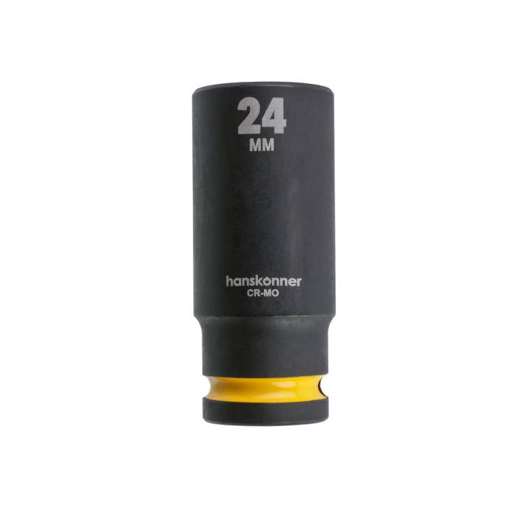 HK1045-19-1/2X24L Головка торцевая ударная глубокая 1/2&ampquot 24 мм