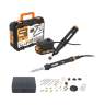 WORX WX739.9 Гравировальная машинка WX739.9 + Выжигатель WX744.9, 20В, 2Ач, адаптер, ЗУ, кейс(комплект) - WORX WX739.9
