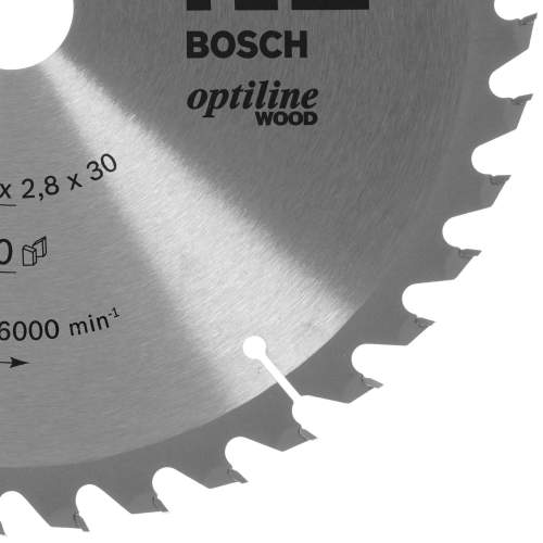 BOSCH Пильный диск STD WO (для древесины и древесных материалов) 254х30-40Т