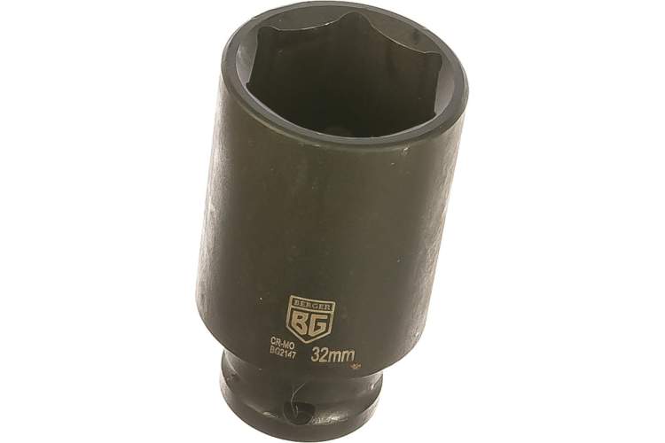 Головка торцевая удлиненная ударная 1/2" 32мм BERGER