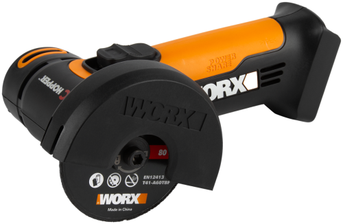 Шлифмашина угловая аккумуляторная WORX 20В, 76 мм,  без АКБ и ЗУ