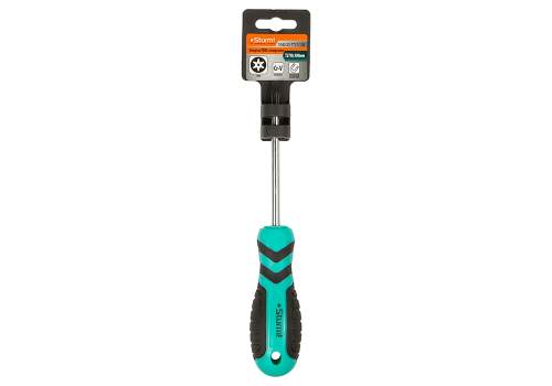 Отвертка TORX TT27H*100мм, с отверстием, CrV магнитный наконечник Sturm!