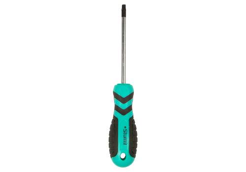 Отвертка TORX TT27H*100мм, с отверстием, CrV магнитный наконечник Sturm!