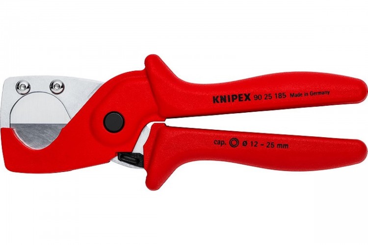 Труборез-ножницы KNIPEX KN-9025185 для композит., м/п  и пласт. труб d 12-25 мм, L-185 мм