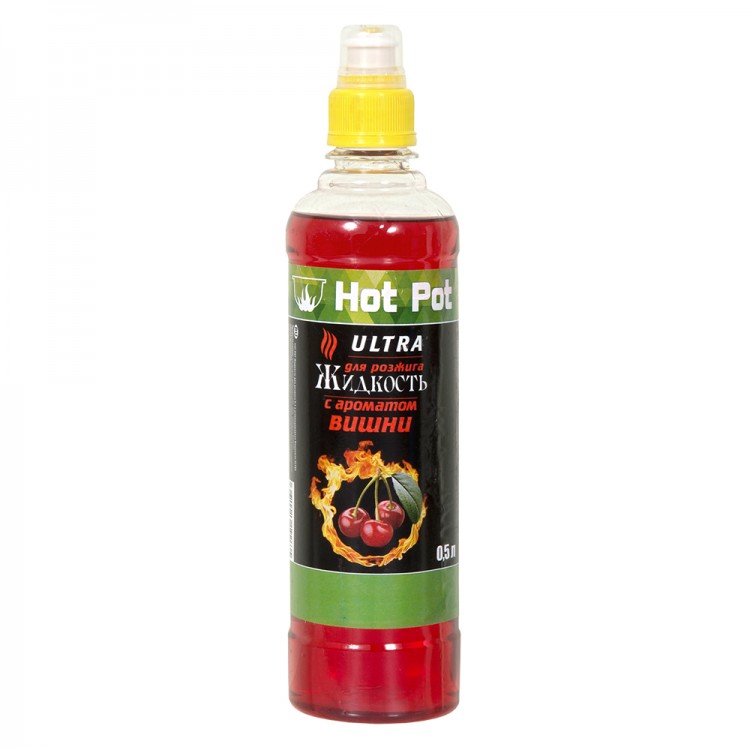 Жидкость для розжига Ultra 0,5 л (углеводородная) Вишневая/Hot Pot