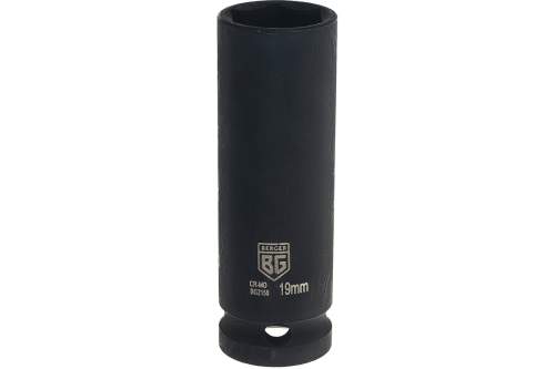 Головка торцевая удлиненная ударная тонкостенная 1/2" 19 мм BERGER