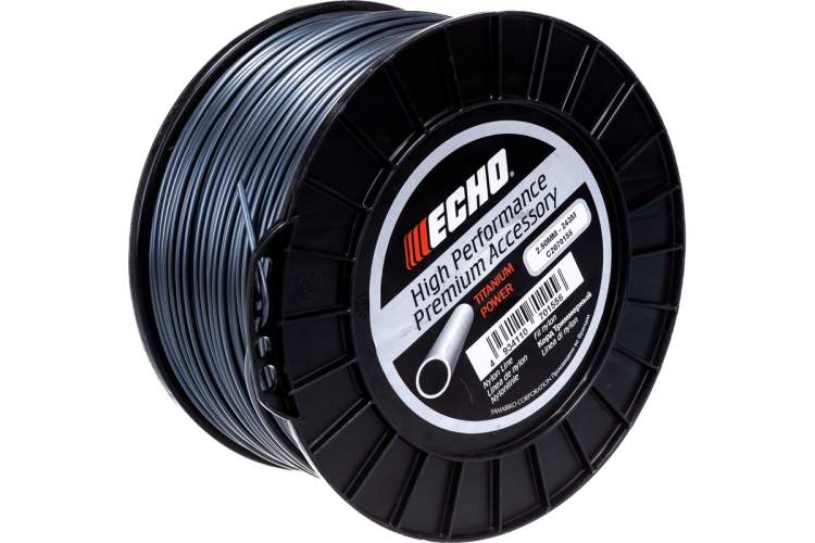 Корд триммерный ECHO Titanium Power Line 2,5мм*243м (круглый)