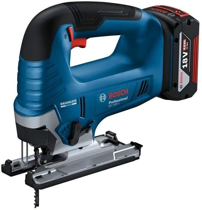 BOSCH Лобзик  аккум. GST 185 -Li, 1*4,0 Ач, кейс
