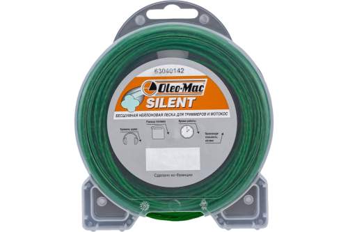 Леска 1.6мм 15м silent (блистер) Oleo-Mac