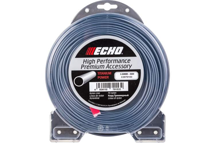 Корд триммерный ECHO Titanium Power Line 3,0мм* 56м (круглый)