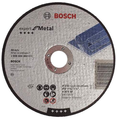 BOSCH Отрезной круг Expert по металлу 150 x 2.5мм, прямой