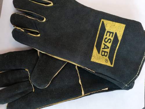 Краги спилковые ESAB Heavy Duty BLACK с подкладкой