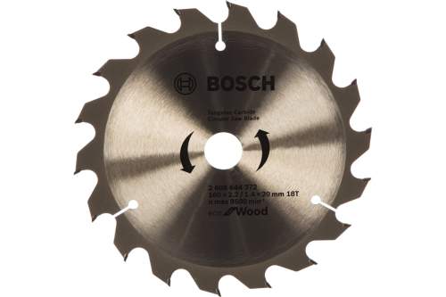 BOSCH Пильный диск ECO WO  (для древесины и древесных материалов) 160х20/16х18Т