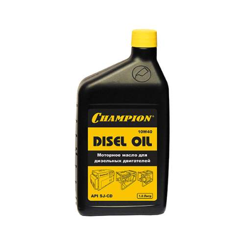 Масло дизельное CHAMPION  SAE 10W40, (1 л)