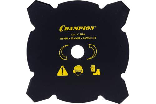 Нож для жесткой травы Champion 4/255/25.4 (тип В), 125R, 235R, FS80, 85,100,120, FR85, 350, 450)