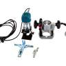 Makita RT0700CX2 3 MAKITA Фрезер (710Вт,10000-30000 об/мин,цанга 6/8 мм, глубина 35мм) 1,8кг.шнур 2,5м +2 доп.основания - Makita RT0700CX2 3