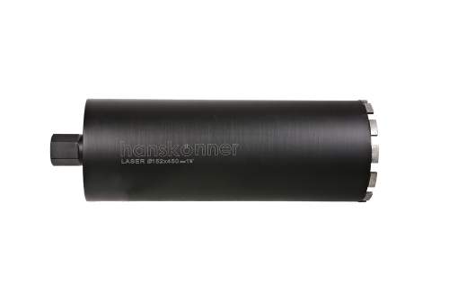 Коронка алмазная LASER по железобетону 152 мм, 1 1/4&ampquot , L=450мм, Hanskonner
