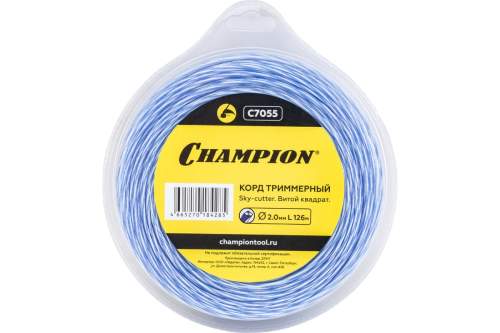 Корд трим.CHAMPION  Sky-cutter  2.0мм* 126м (витой квадрат), CHAMPION, C7055
