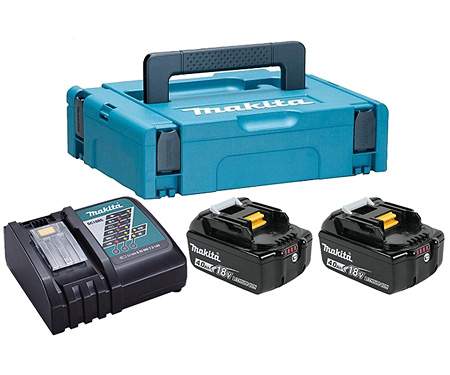 MAKITA Набор PSK MKP1RM182 (BL1840B-2шт(4Ah), DC18RC(быстрая), кейс МАКРАС тип 1)