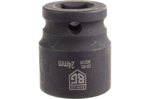 Головка торцевая ударная 1/2" 24мм BERGER