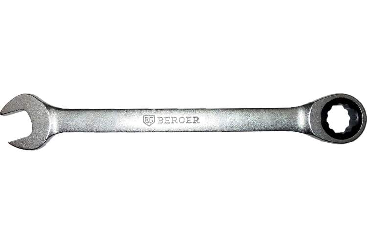 Ключ комбинированный трещоточный 22 мм BERGER