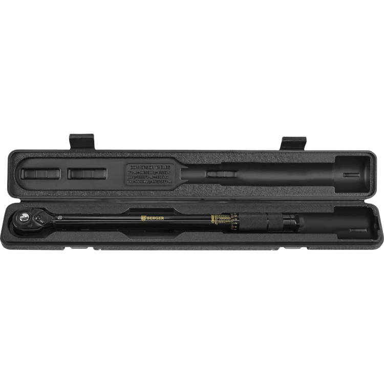 КЛЮЧ ДИНАМОМЕТРИЧЕСКИЙ ЩЕЛЧКОВЫЙ 1/2” 70-350 HM BERGER BG2157