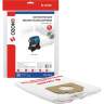 17580 Мешки для пылесоса BOSCH, 5 шт., синтетические, не боятся мокрой пыли, бренд: OZONE, арт. MXT-401/5 - 17580