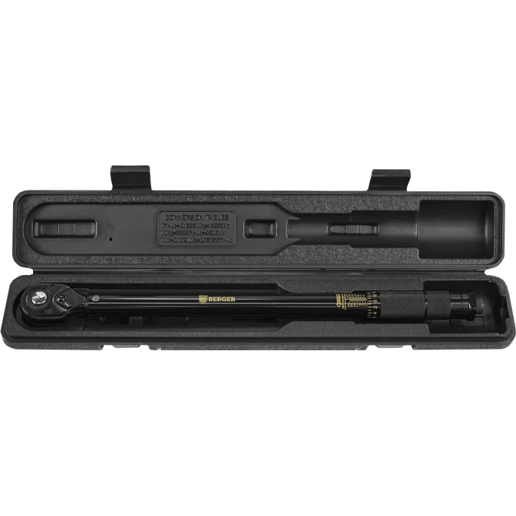 КЛЮЧ ДИНАМОМЕТРИЧЕСКИЙ ЩЕЛЧКОВЫЙ 1/2” 28-210 HM BERGER BG2158
