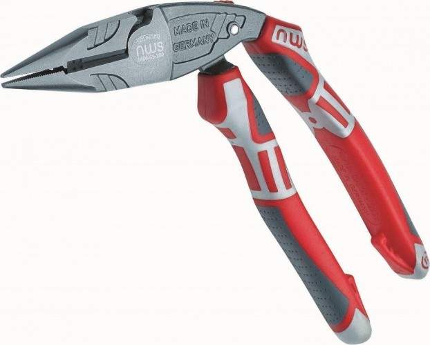 Длинногубцы изогнутые ErgoMulti 200 мм, покрытие TitanFinish, рукоятки SoftGripp 3К//NWS