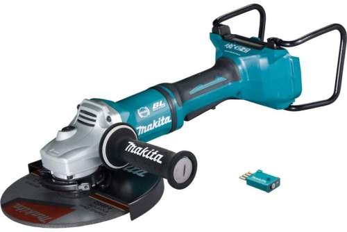 MAKITA Шлифмашина угловая (18Вх2, б/щ двиг. диск 230мм/М14, 6000 об/м) 5,2кг Bluetooth, без АКБ/ЗУ
