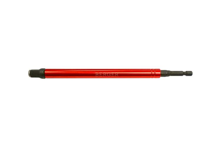 Адаптер универсальный 2в1 для торцевых головок 3/8" и бит 1/4" с вращ. гильзой 200 мм BERGER BG2193