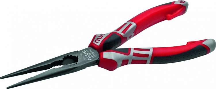 Длинногубцы прямые 170 мм, покрытие TitanFinish, рукоятки SoftGripp 3К//NWS