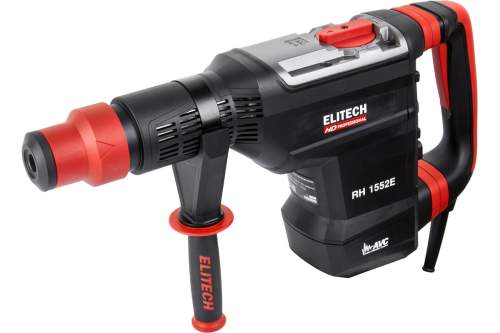 ELITECH Перфоратор 1500Вт,HD,SDS-max,AVC,52мм,2реж,2-15Дж,1380-2760у\м,9.1кг,пл.пуск,+щетки,+смазка