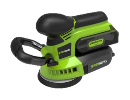 Шлиф. машина Greenworks G24ROS 24 V (без аккумуляторной батареи и зарядного устройства)