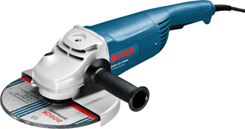 BOSCH Шлифмашина угловая GWS 22-180 H, 2200Вт, 8500об/мин, 5,2кг