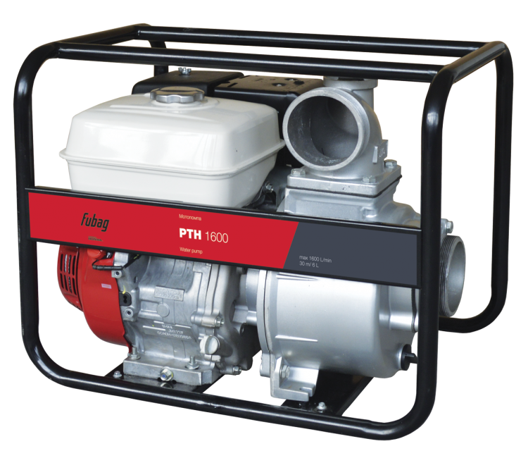 Мотопомпа бензиновая для чистой воды РТН 1600 (Honda 1600 л/м, 30 м)/FUBAG