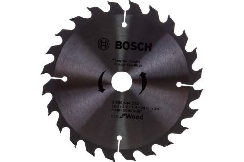 BOSCH Пильный диск ECO WO  (для древесины и древесных материалов) 160х20/16х24Т