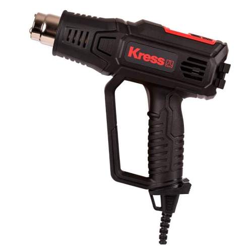 Фен технический KRESS KU043, 2000Вт с цифровым дисплеем, коробка